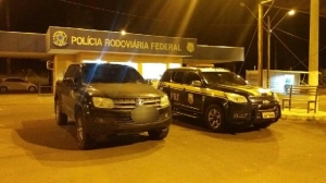 PRF recupera no MS caminhonete de luxo roubada em João Pessoa/PB