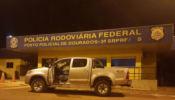 PRF recupera veículo roubado com placa de Araçatuba na BR-163
