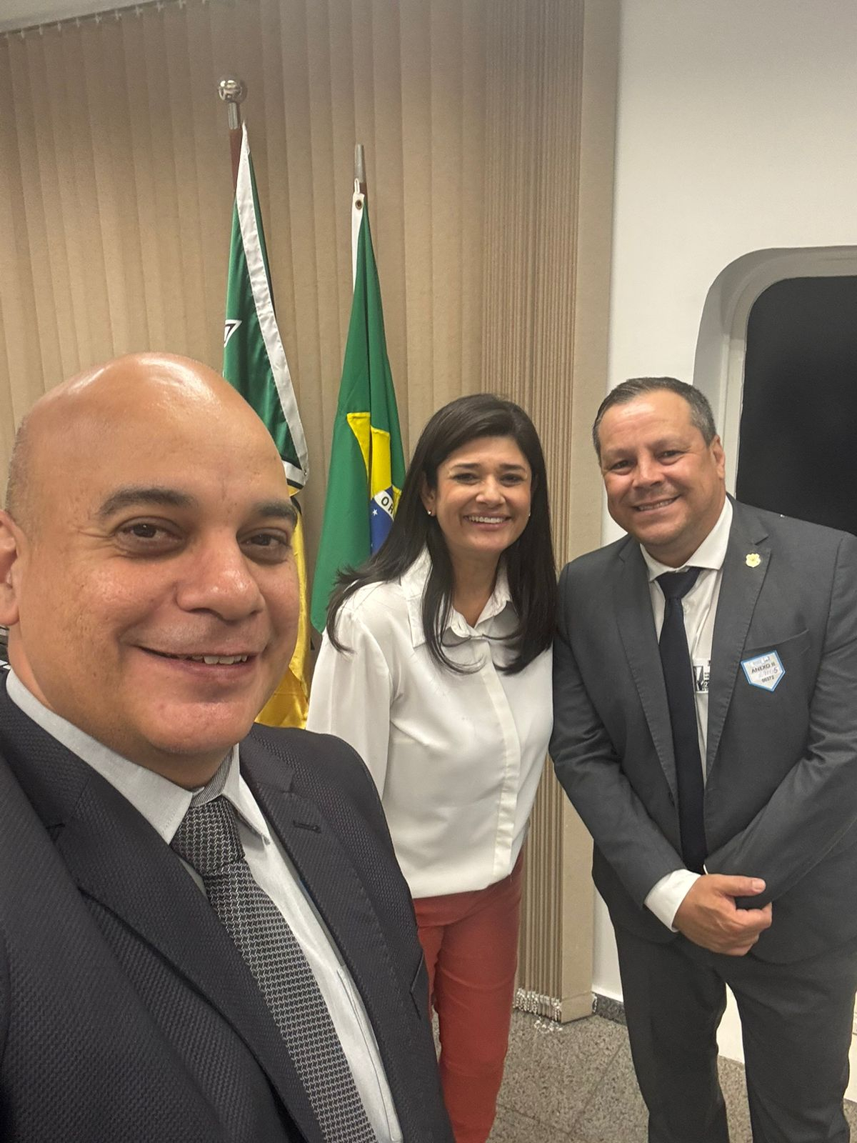 Diretores do SINPRF/MS são recebidos pela assessora especial da presidência do Senado